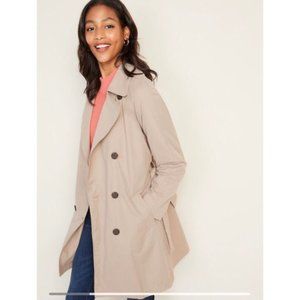 Old Navy | Jackets u0026 Coats | Old Navy Waterresistant Tiebelt Trench Coat  Claymate Small Tall | Poshmark